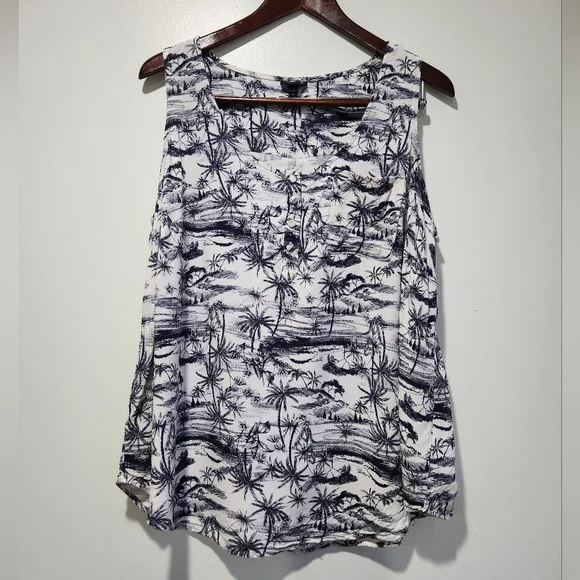 Torrid Tropical Challis Tank - Picture 4 of 6